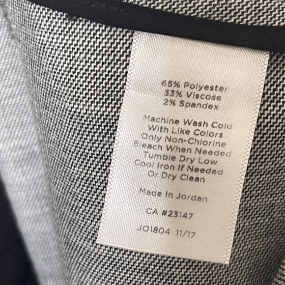 Grey Curvy Fit Straight Pants - Picture 8 of 10